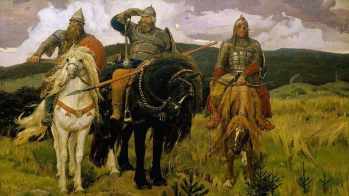 Mocarze. Obraz Wiktora Wasniecowa (1898)