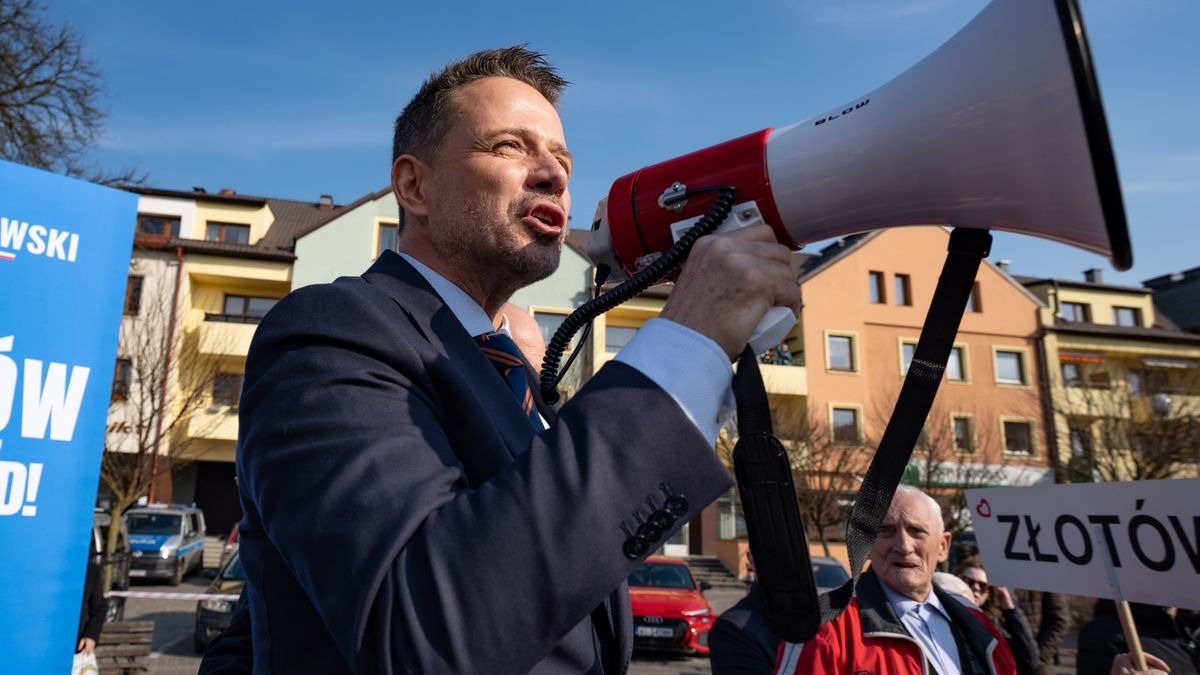 Rafał Trzaskowski w Złotowie
