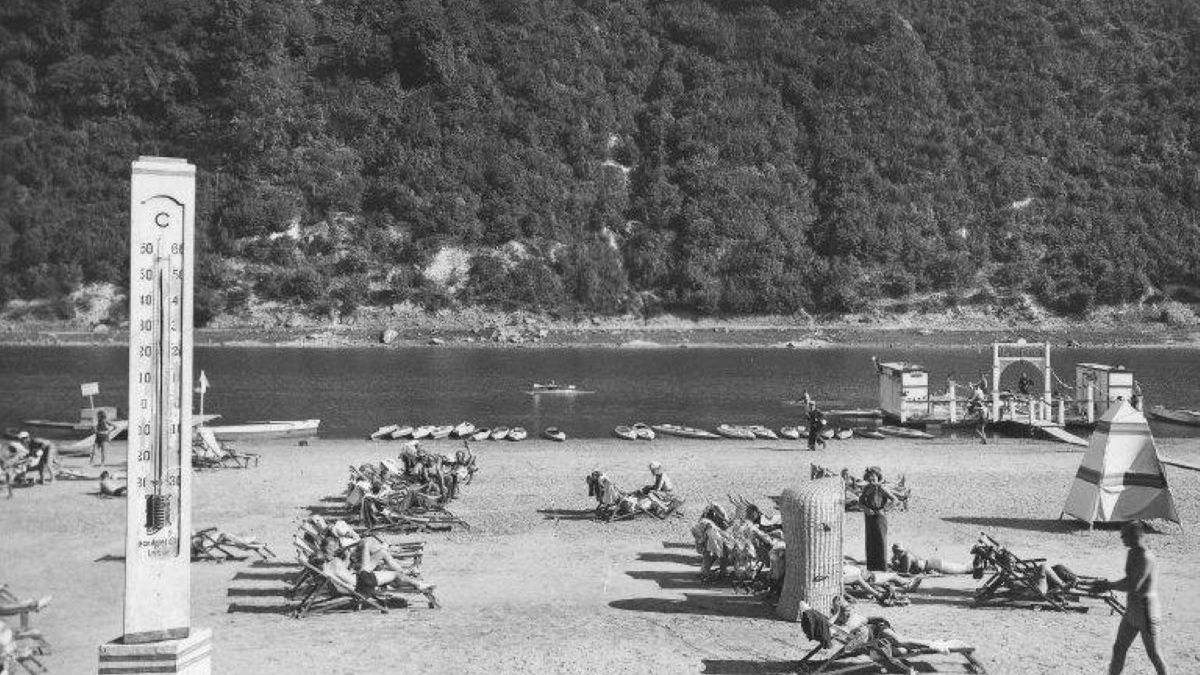 Plaża w Zaleszczykach