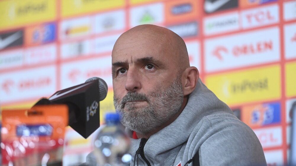 Trener pi�karskiej reprezentacji Polski Micha� Probierz
Warszawa, 17.11.2024. Trener reprezentacji Polski Micha� Probierz podczas konferencji prasowej w Warszawie, 17 bm. Polacy przygotowuj� si� do jutrzejszego meczu pi�karskiej Ligi Narod�w ze Szkocj�. (gj) PAP/Piotr Nowak
Piotr Nowak
konferencja, Liga Narod�w, pi�karska LN, pi�karska reprezentacja Polski, Polska Szkocja