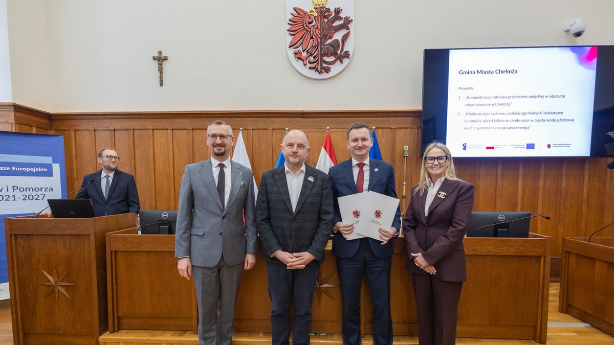 Chełmża pozyskała dofinansowanie na realizację dwóch zadań