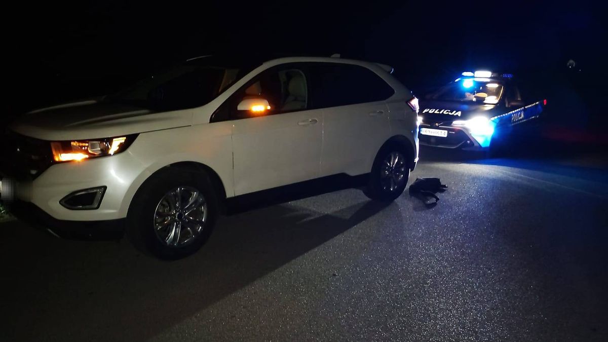 Potrącenie rowerzysty 