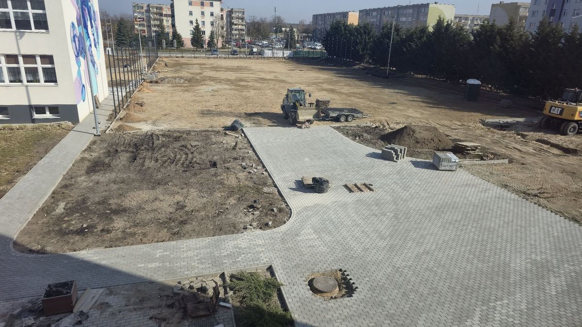 Boisko przy SP nr 2 w Golubiu-Dobrzynie niebawem będzie gotowe