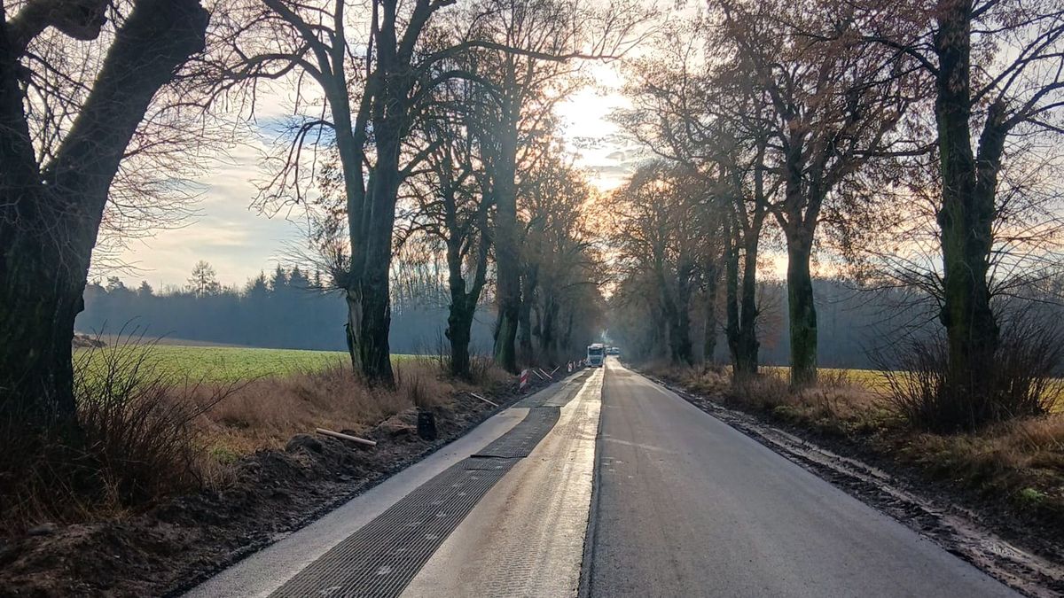 Remont drogi Liszkowo - Glesno