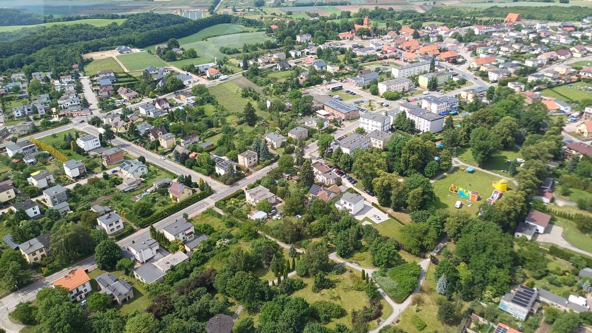 Unisław z lotu ptaka