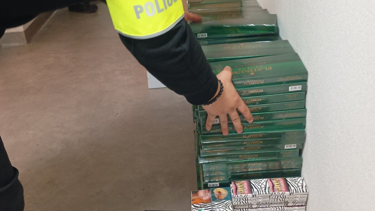 Zarekwirowane papierosy bez akcyzy 