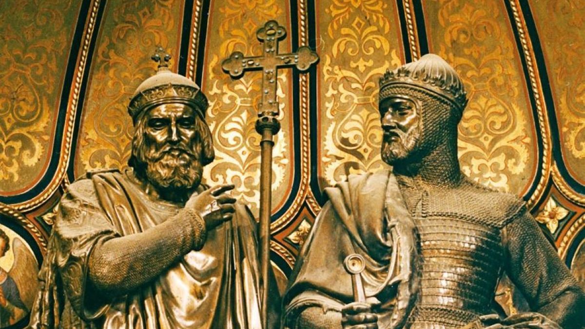 Mieszko I i Bolesław Chrobry