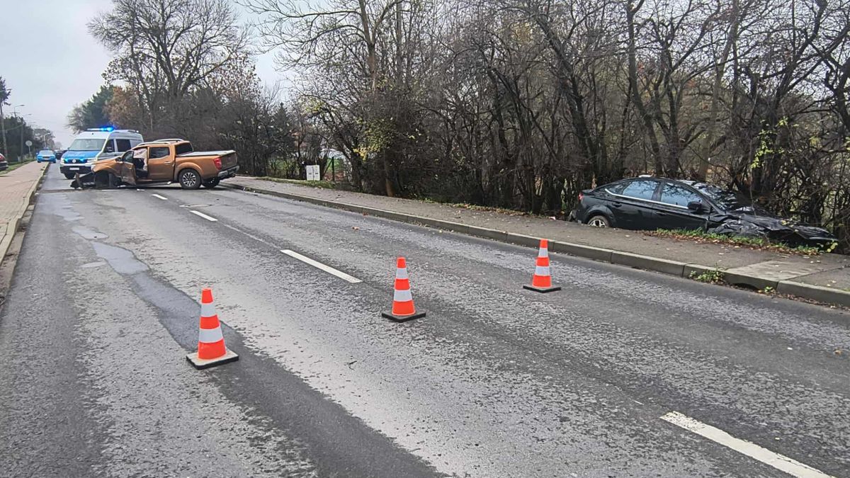 Poważny wypadek na ulicy Szpitalnej 