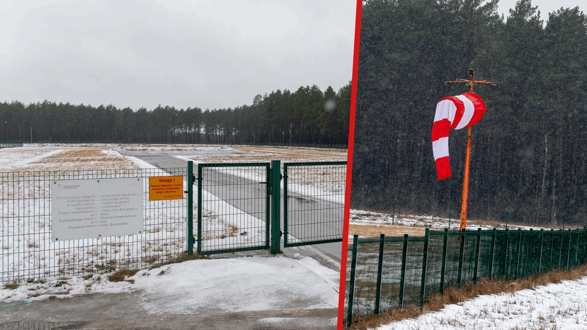 Lądowisko dla LPR w Pile.