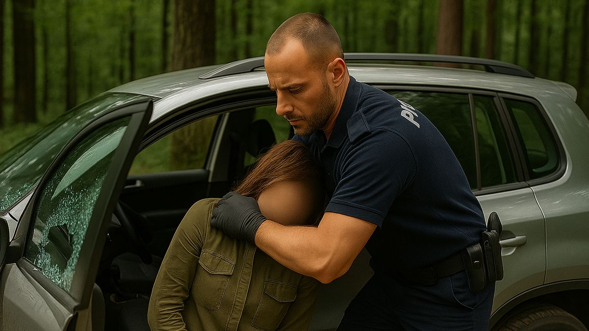 Policjant uratował życie kobiecie