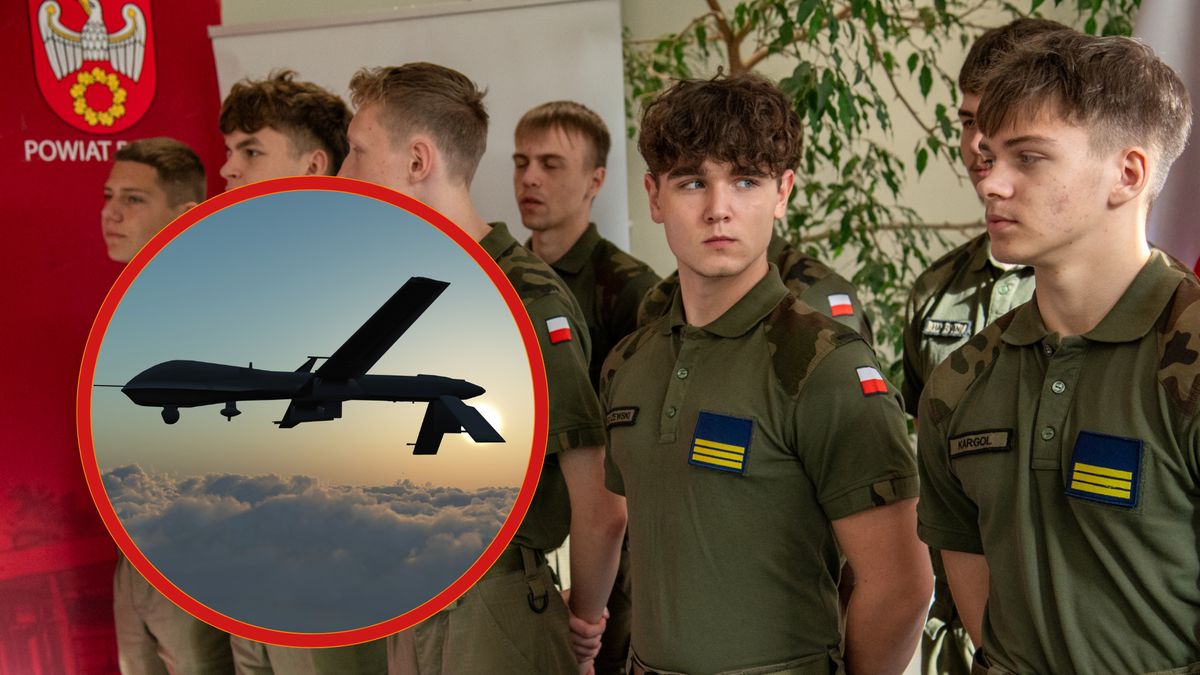 Klasa dronowa w Pile. 