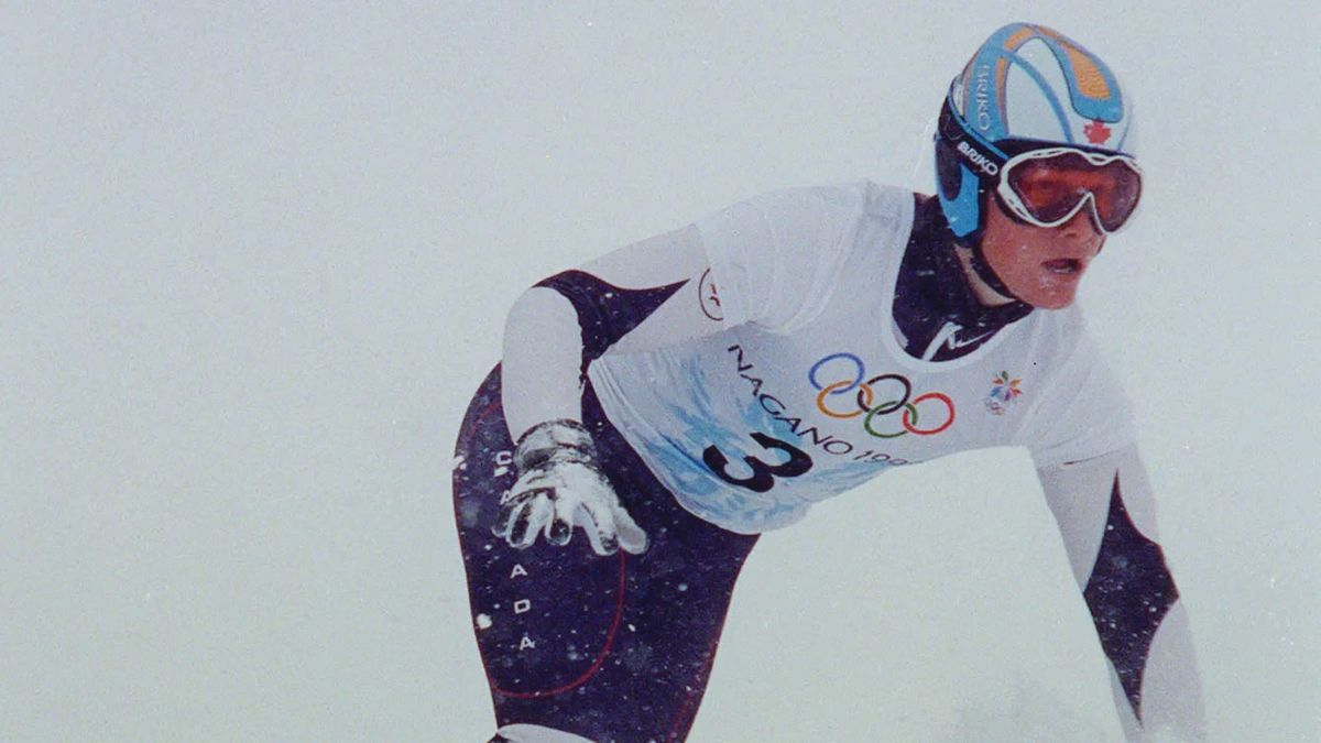 Ross Rebagliati w Nagano wygrał olimpijskie zawody w snowboardowym slalomie gigancie fot. Olympic Canada
