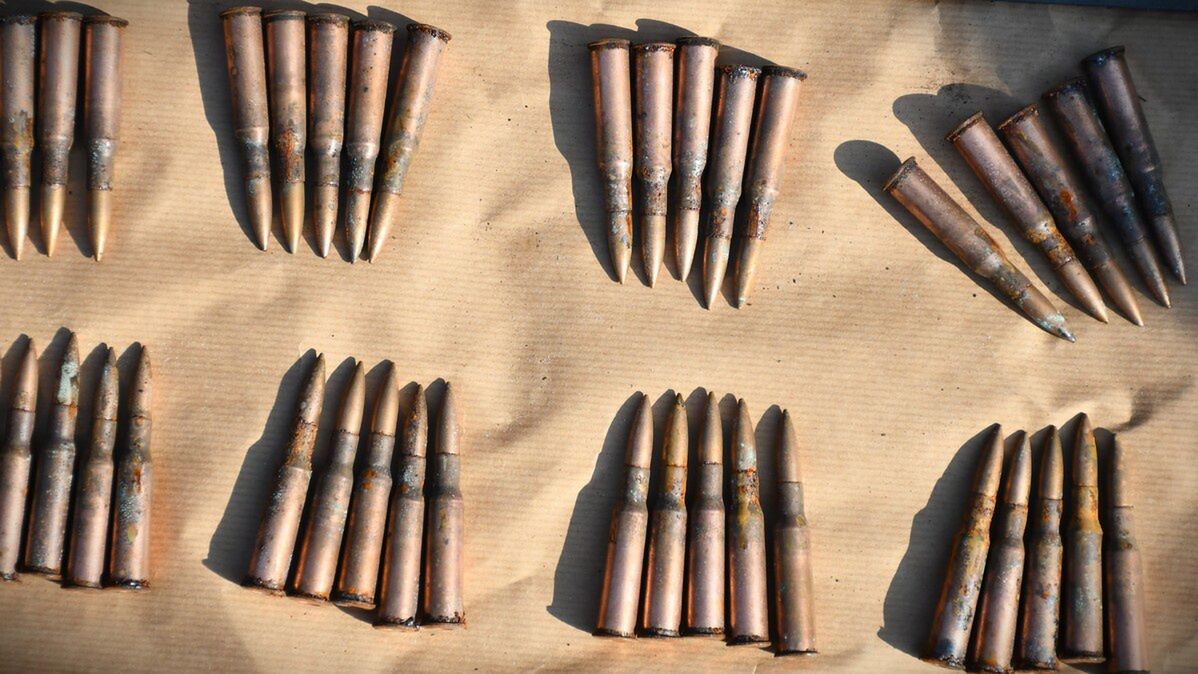 Zabezpieczona amunicja 