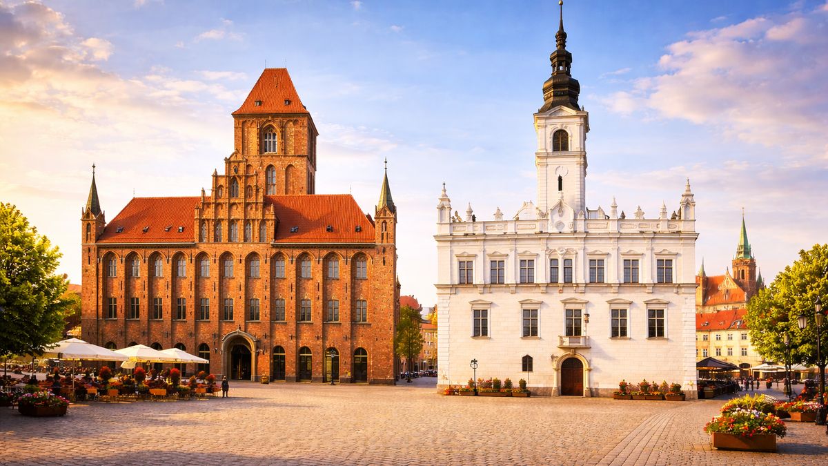 Tak według AI wygląda starówka chełmińsko-toruńska.