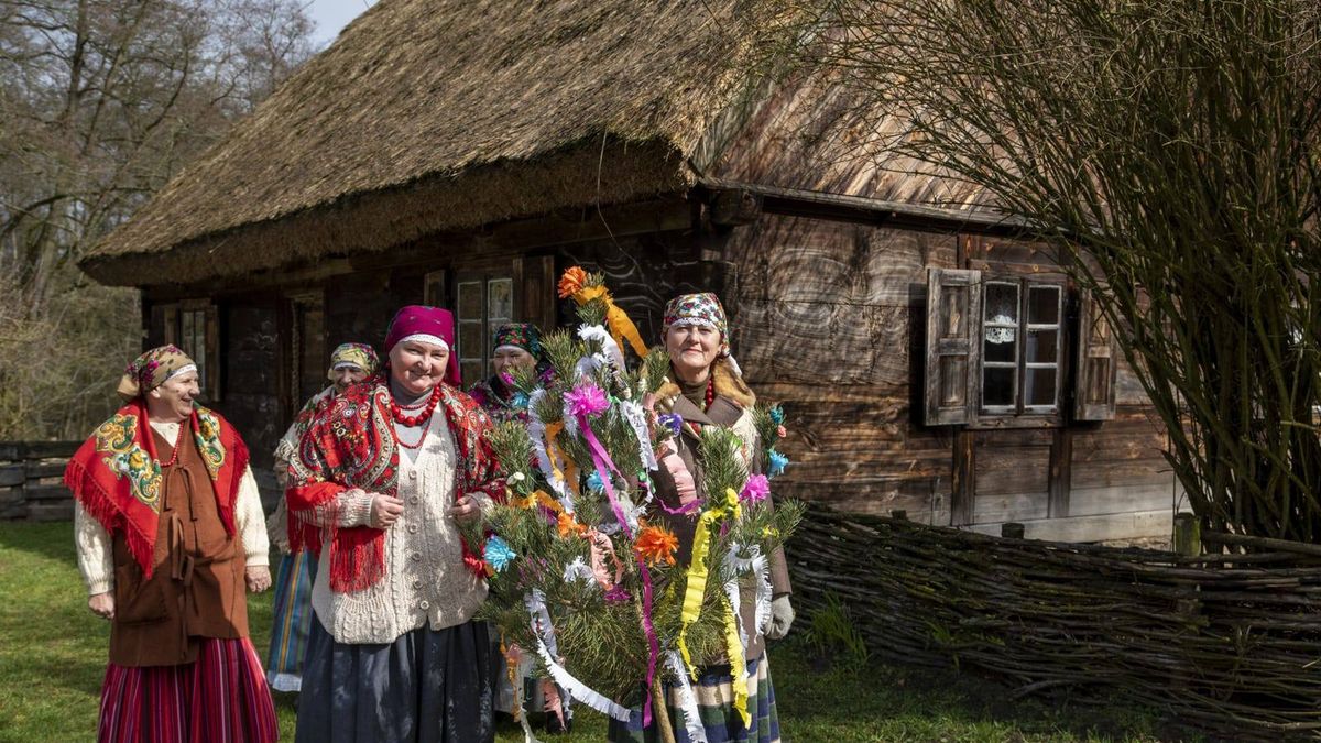 Niedziela Palmowa  skansenie