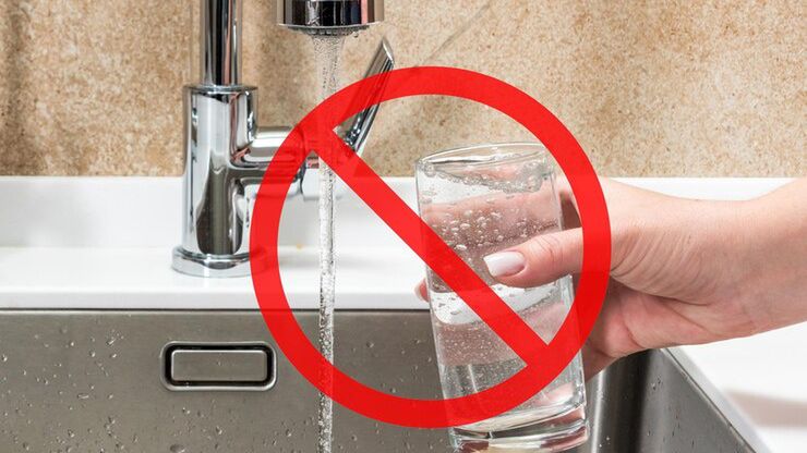 Woda nie nadaje się do spożycia