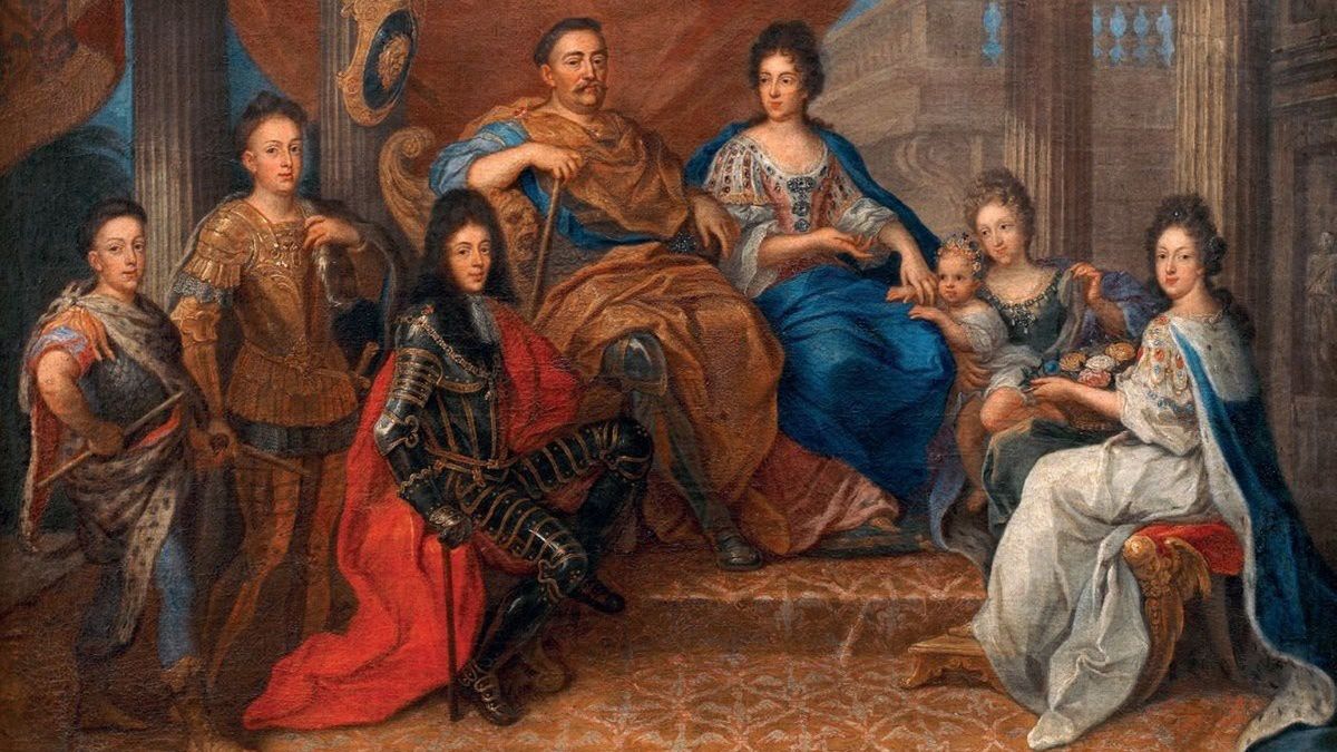 Jan III Sobieski z rodziną