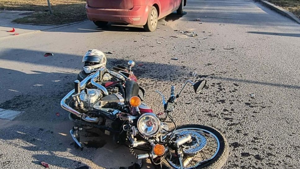 Potrącenie motocyklisty 