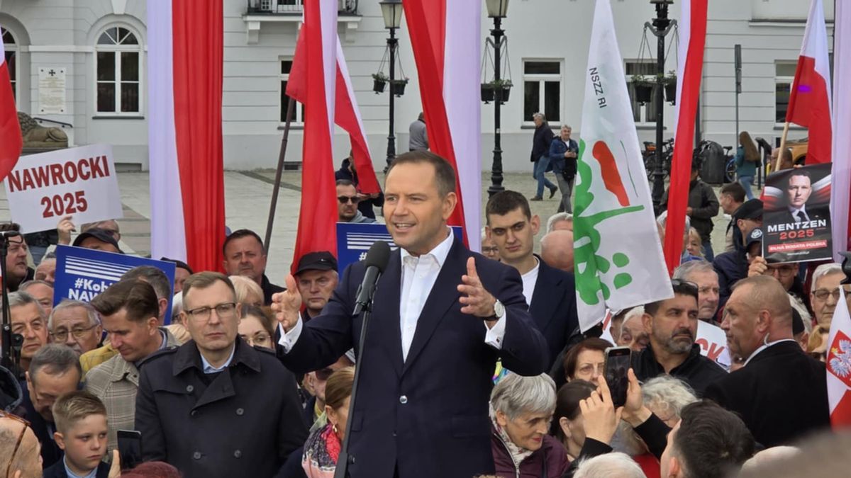 Karol Nawrocki w Płocku 