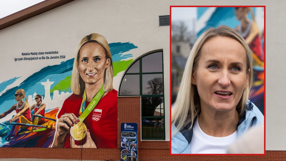 Mural Natalii Madaj, sport, mural