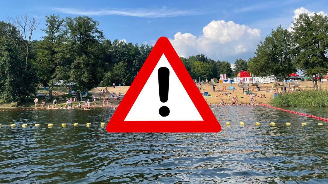 Zamknięte do odwołania kąpielisko w Grabinie