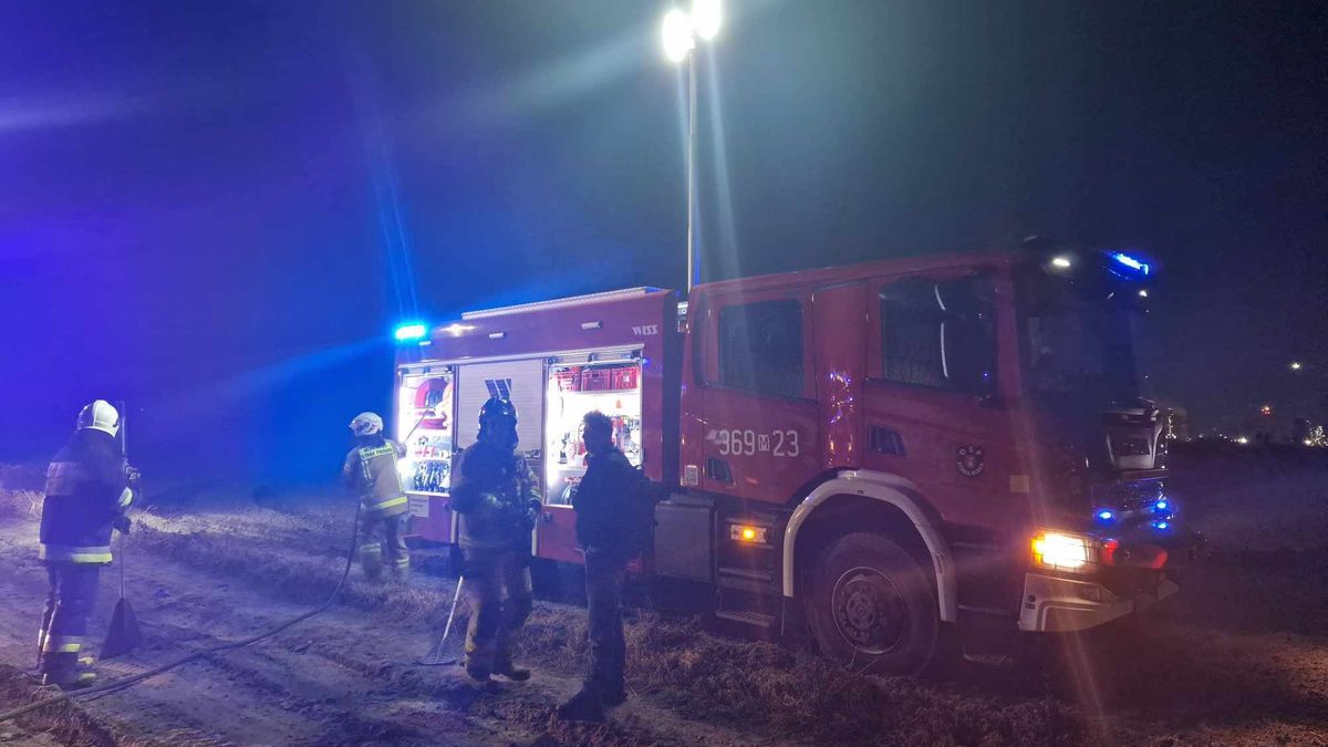 Pożary traw wciąż groźne