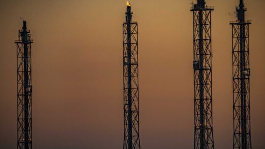 Płomień na jednej z instalacji 