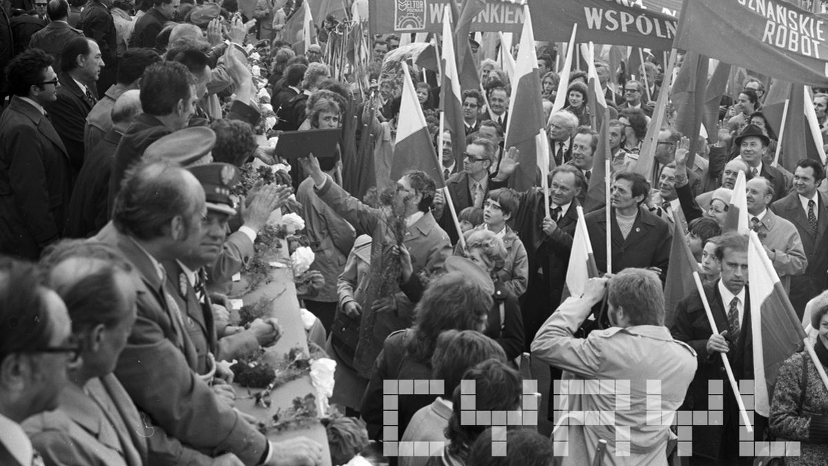Pochody pierwszomajowe w Poznaniu w latach 1974-1975