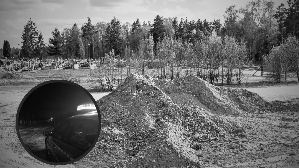 Nieczynne wyrobisko w Tarnówce.