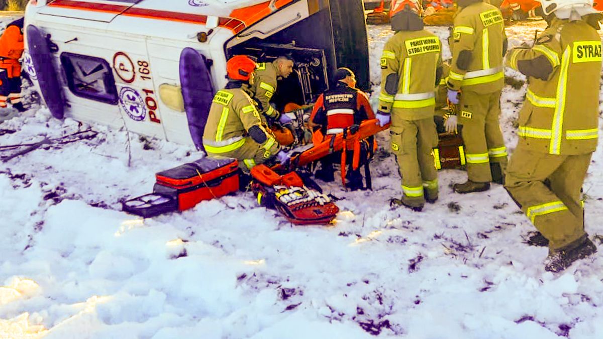 Wypadek karetki Ludwikowo