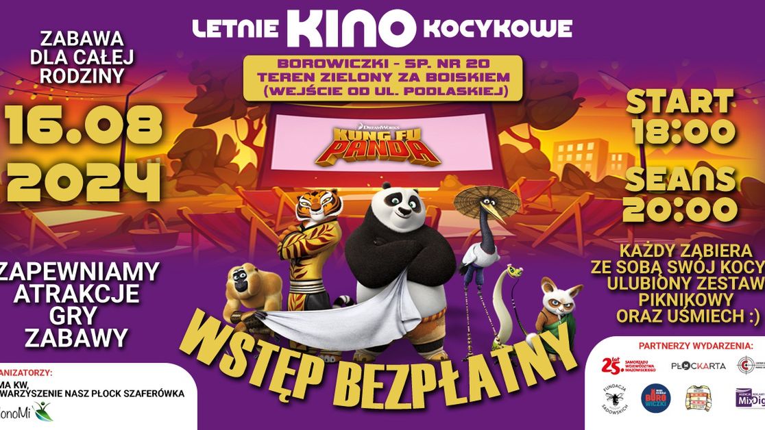 Letnie kino kocykowe