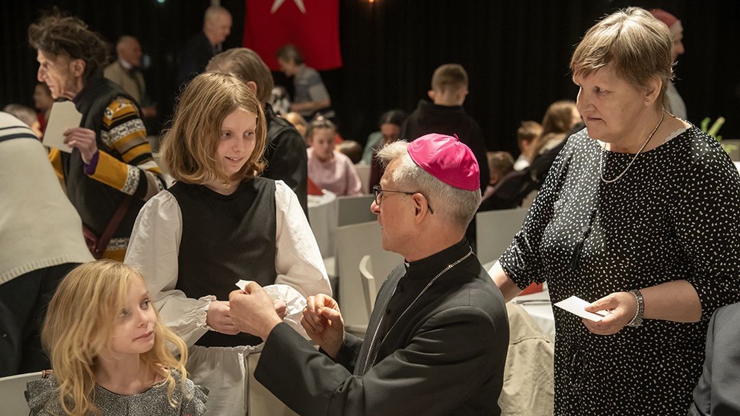 Uczestnicy Opłatka Maltańskiego