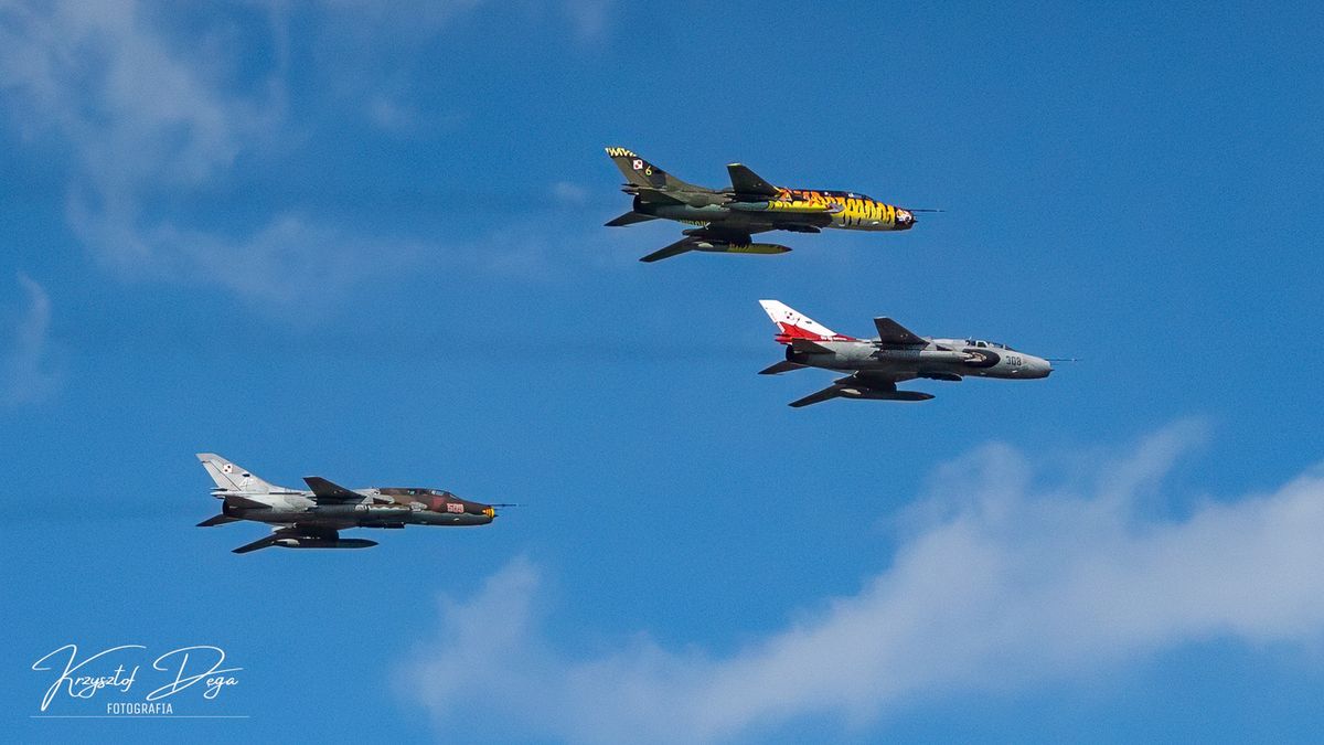 SU-22 ostatni raz nad pilskim niebem.