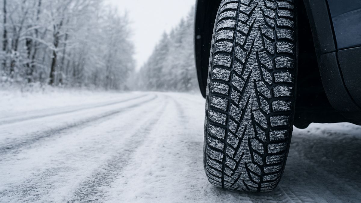 zima, opony zimowe, śnieg, mróz