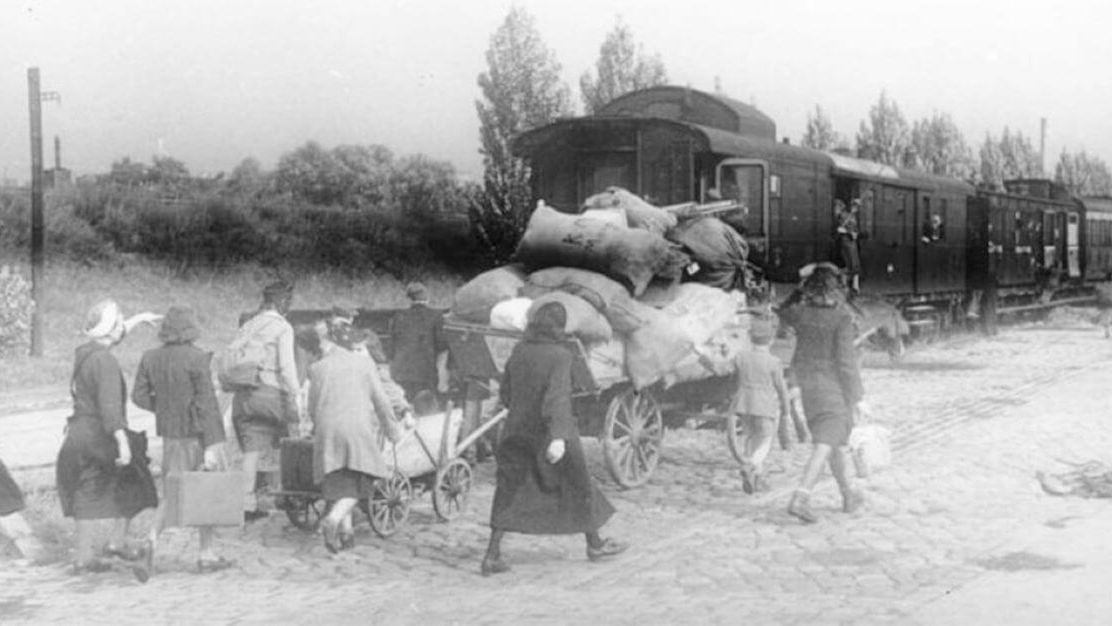 Wysiedlani Niemcy w Berlinie (1946)