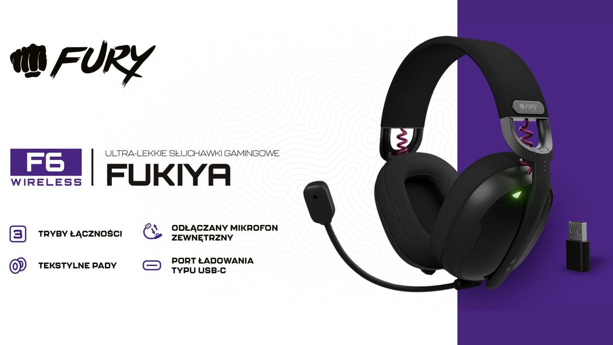 Fury F6 Wireless mogą stać się idealnym prezentem pod choinkę