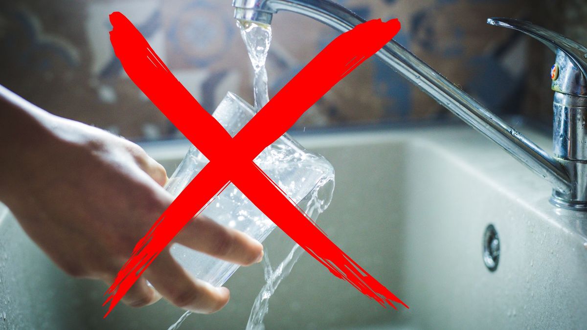 Woda nie nadaje się do spożycia