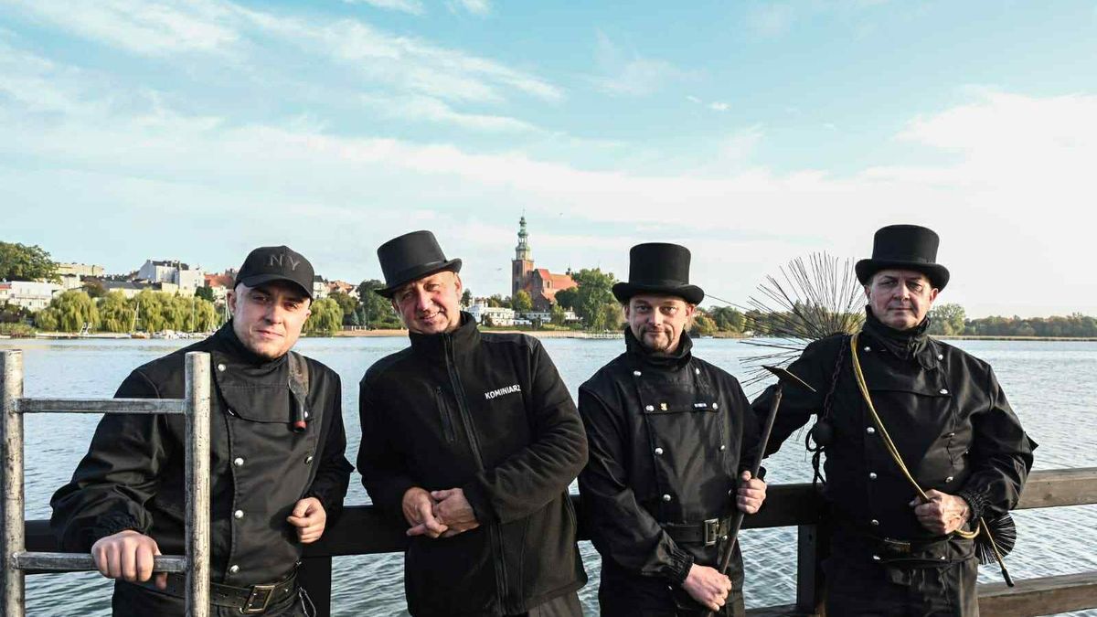 Kamil Ossowski w trakcie wykonywania swoich obowiązków