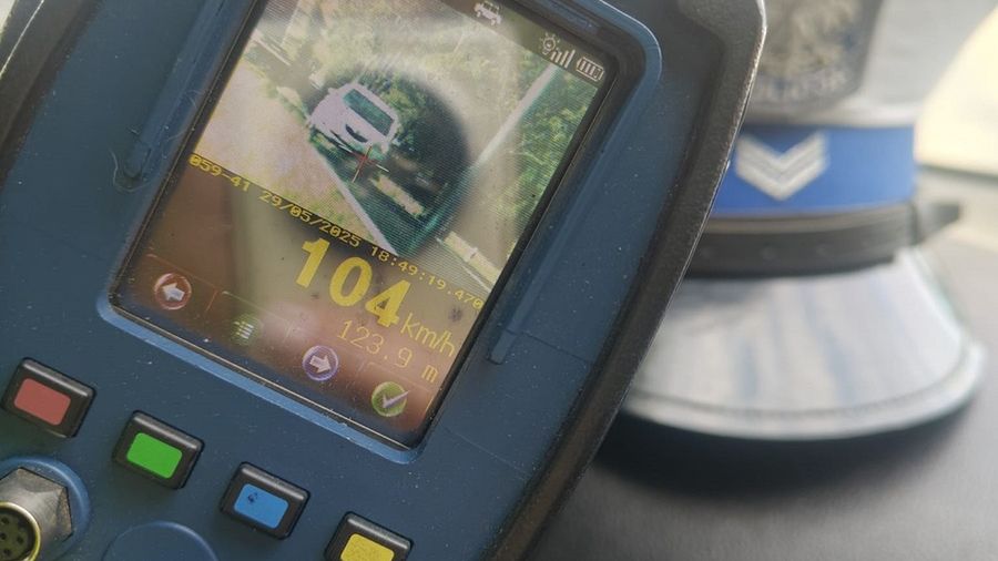 Kierowca przekroczył prędkość 