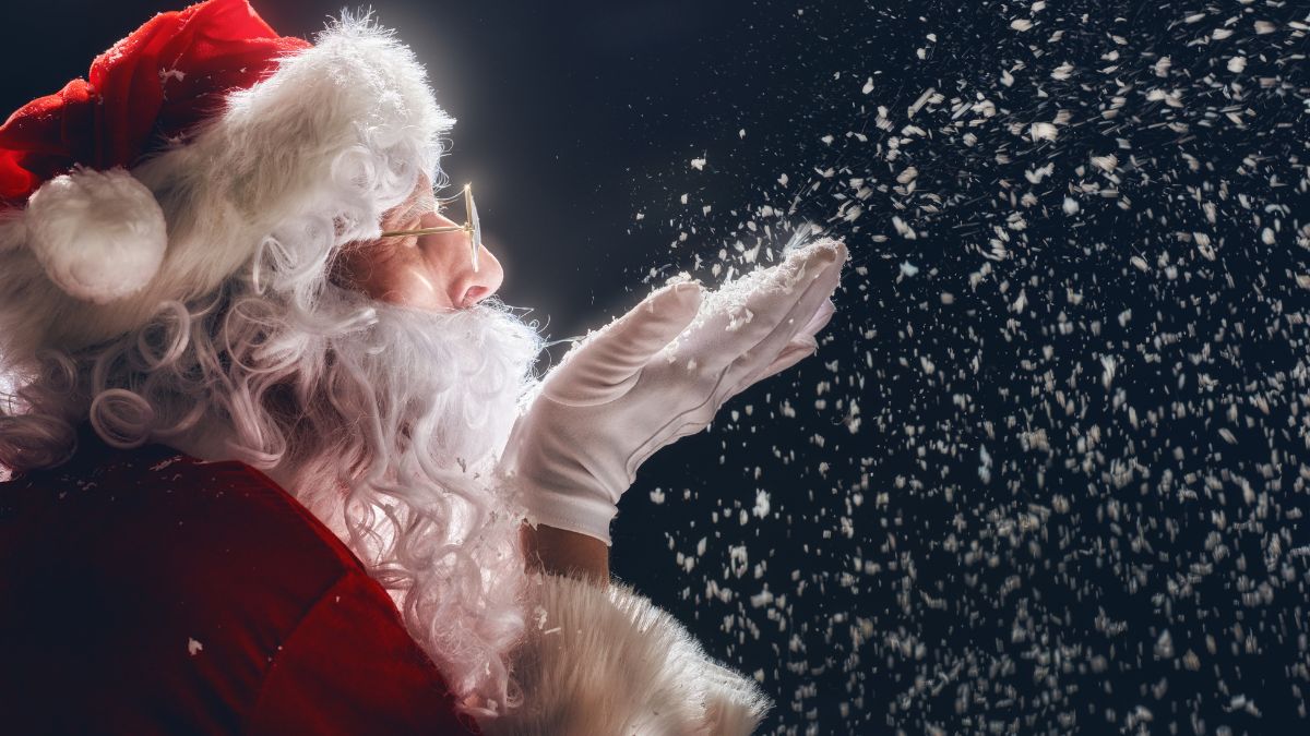 Śnieg, Święta, Mikołaj