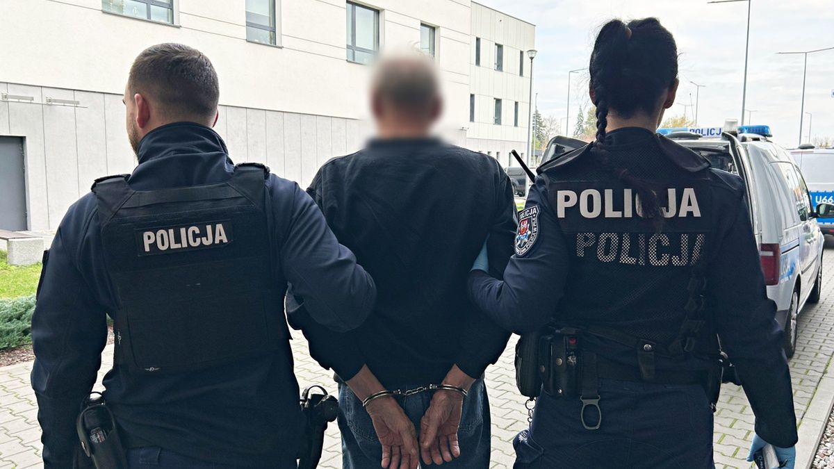 72-latek zatrzymany przez policję.