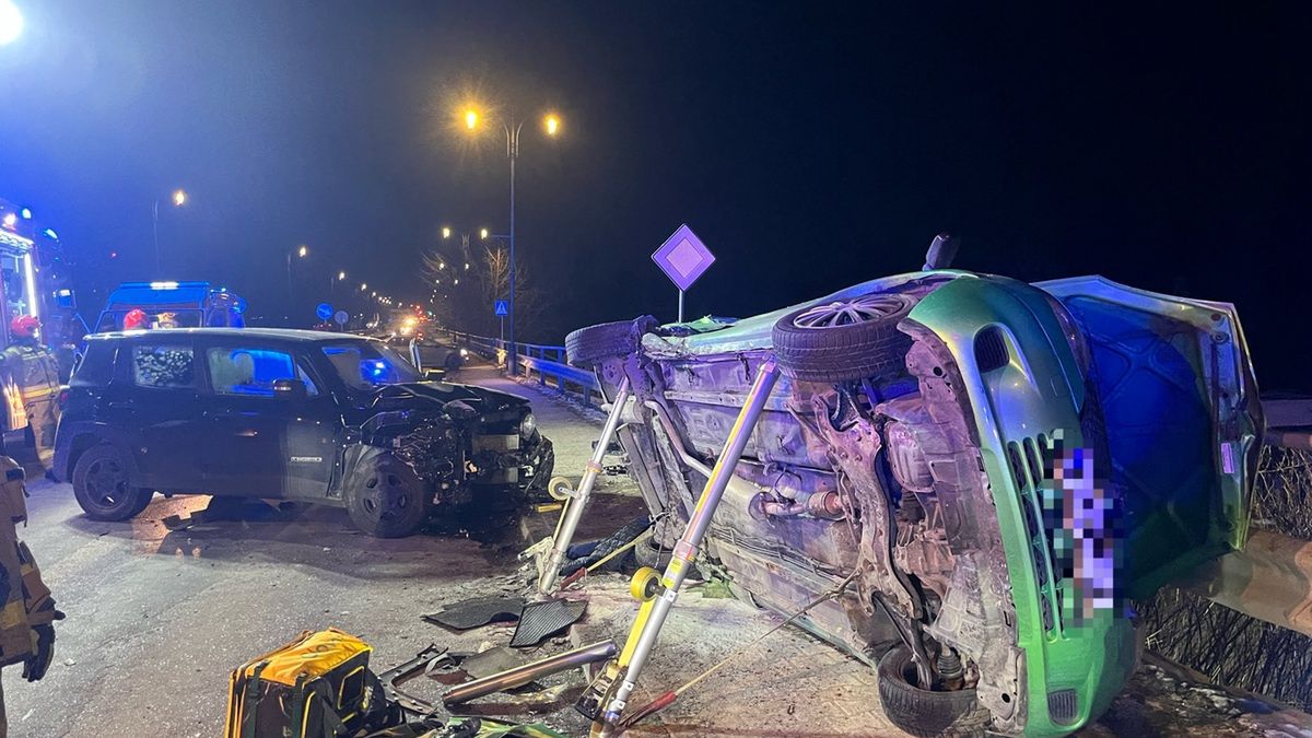 Poważny wypadek na ul. Płockiej 