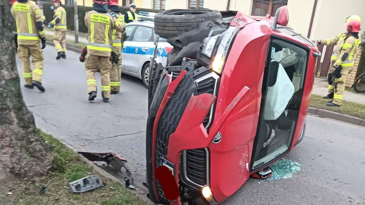 Kolizja z radiowozem