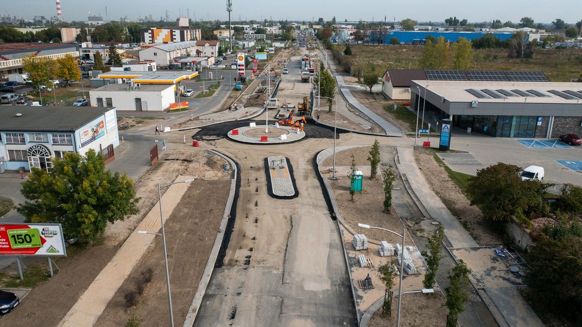 Asfaltowanie na ul. Przemysłowej 