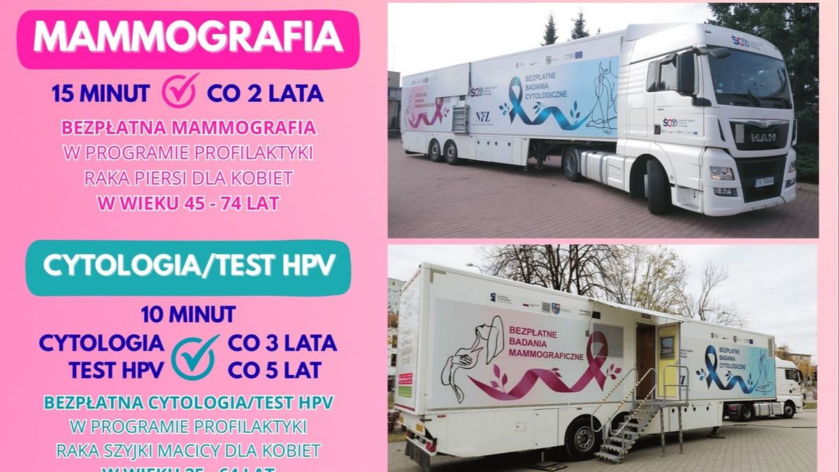 Bezpłatne badania profilaktyczne dla mieszkanek Ostrowca