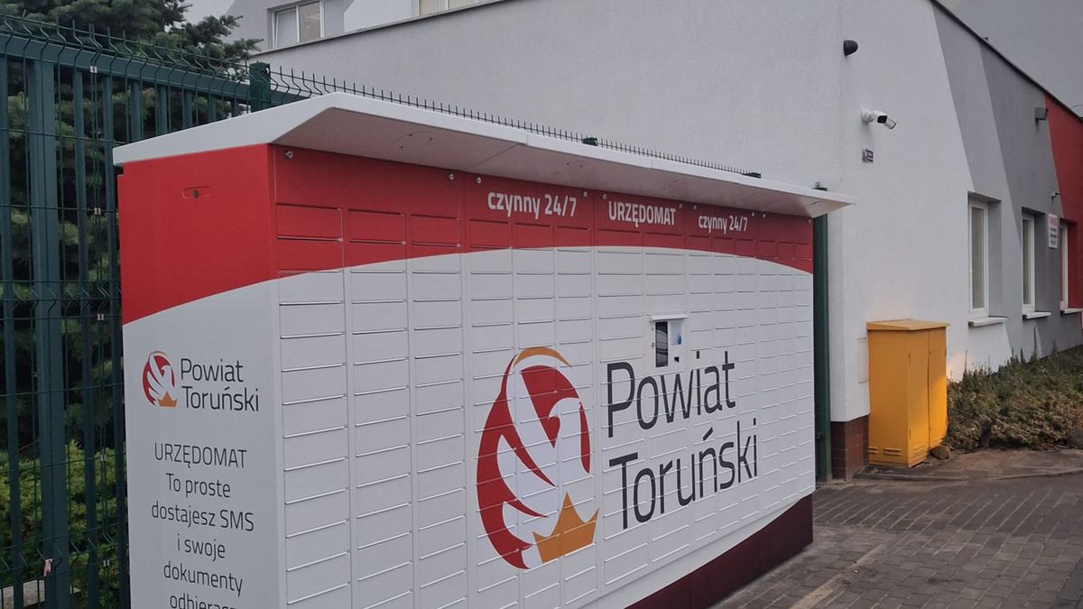 Urzędomat przy ulicy Towarowej w Toruniu.