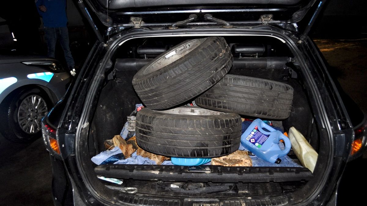 Opony, policja, koła