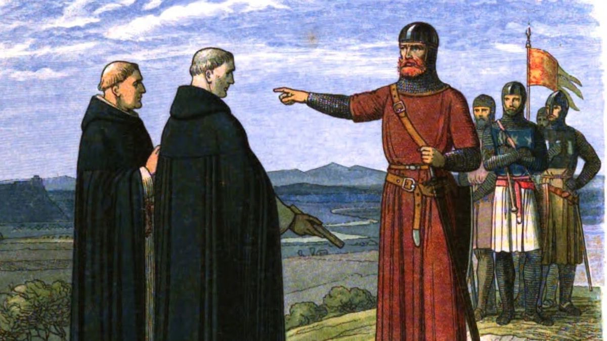 William Wallace odrzucający propozycję angielskich posłów