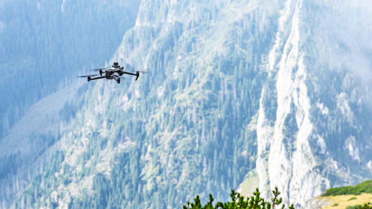 dron w Tatrach
