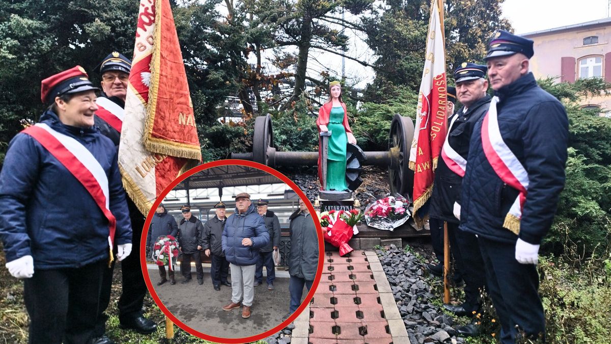 Uroczystości Dnia Kolejarza w Pile. 